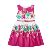 Mayoral Girls Floral Print Dress